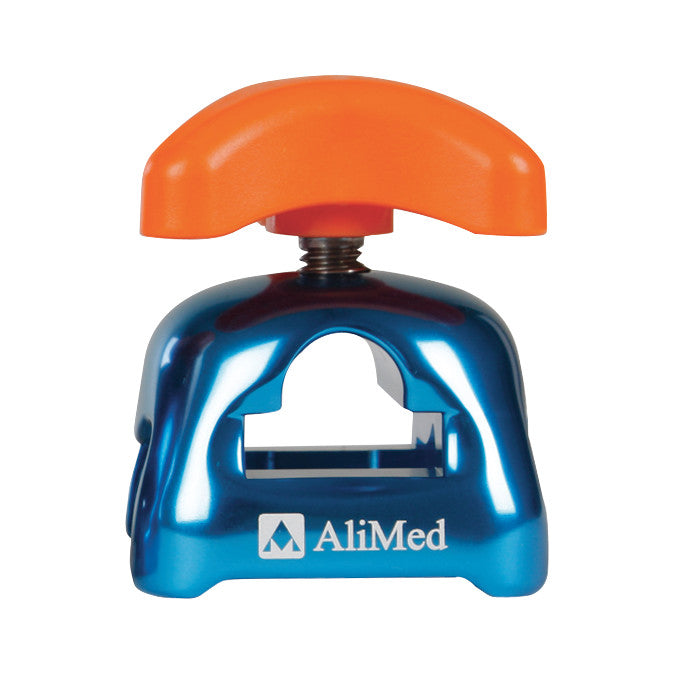 The AliMed FREEDOM Combo Socket features a blue base with an orange handle and is designed for easy use and adjustment.