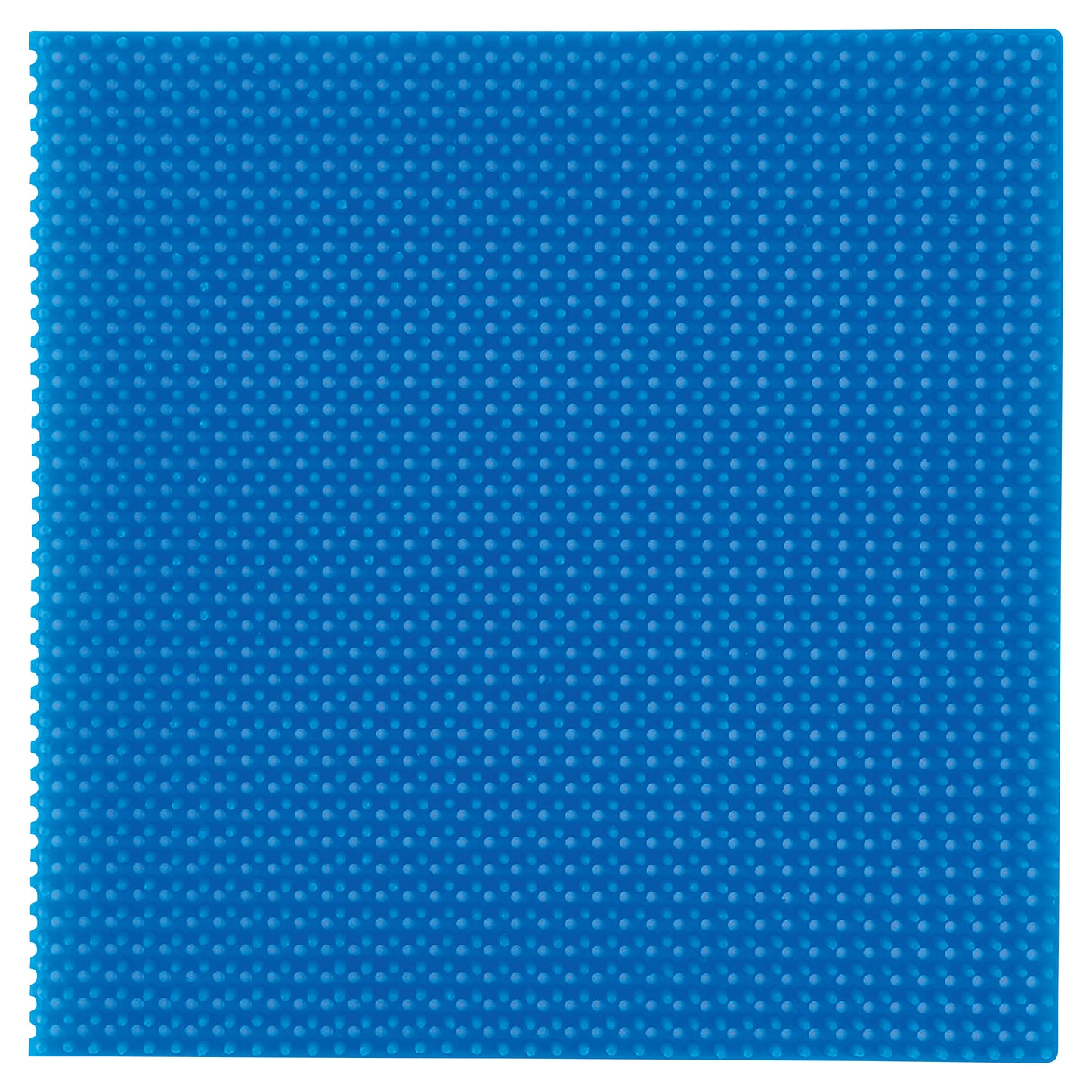 The image features a Silicone Mat for SteriSet Containers in blue, with a textured surface covered in small, evenly spaced dots.