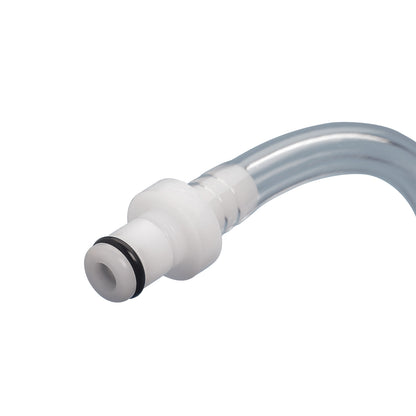 The Expressaire Positive Locking Disposable Tourniquet Cuff features a clear flexible tube with a white connector and an O-ring seal.