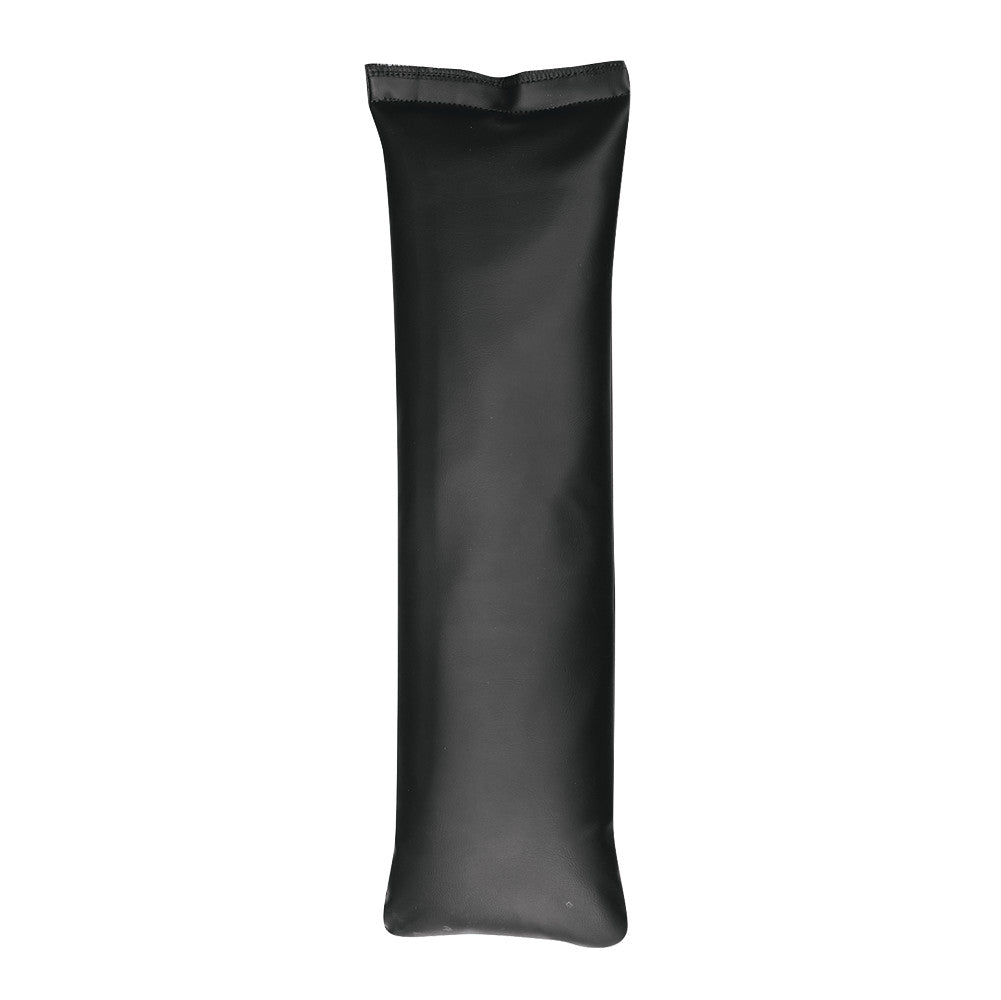 Black AliMed AliSand Lightweight Sandbag with a rectangular shape, used for medical or therapeutic applications.