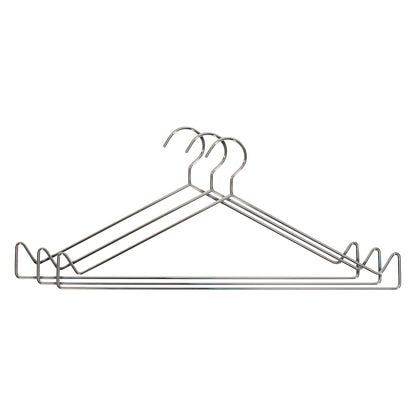 AliMed Heavy-Duty Radiation Protection Apron Hanger with three metal bars and hooks for hanging, shown against a white background.