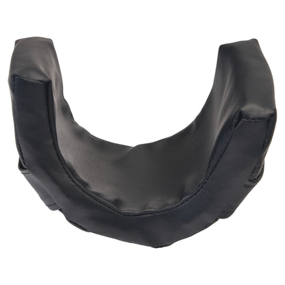 Replacement Pad for AliMed Elbow Arthroscopy Positioner, shaped like a U, made of black padding for comfort and support.