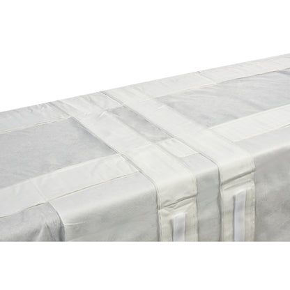 AliMed Trendelenburg Stabilizer on a table, featuring white straps and panels, designed for surgical positioning support.