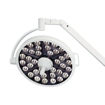 Bovie MI 1000 Major Surgery Light with multiple LED bulbs and adjustable arm for surgical illumination.