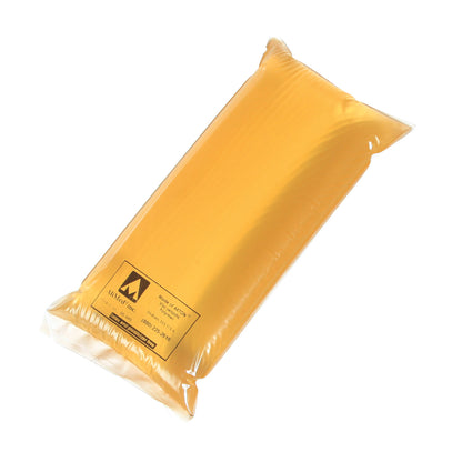 AliMed AliGel Universal Positioner, a yellow gel pad in a sealed transparent cover, used for surgical patient positioning support.