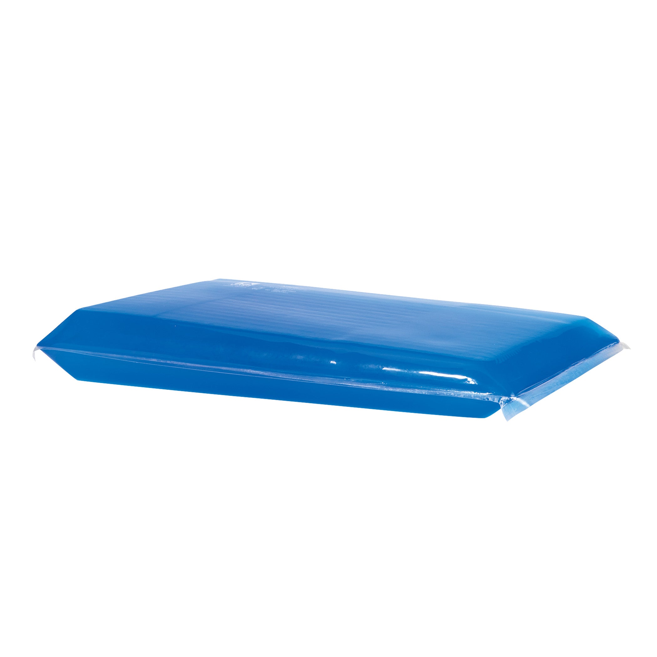 The AliMed AliBlue Gel Graduated Thoracic Positioner is a blue rectangular pad designed for patient positioning support.