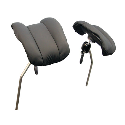 KYRA Goepel Knee Crutch with black padding and metal support rods, designed for medical support and positioning of the knees.