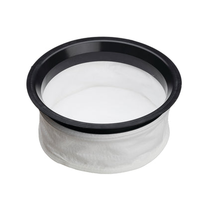 Replacement Extraction Filter for DeSoutter CleanCast CC7 Electric Cast Saw and Dust Extraction System. It has a black rim.