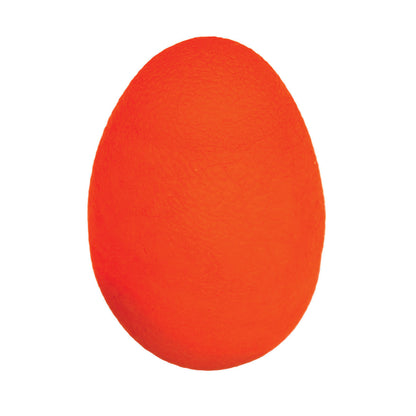 Orange Eggsercizer Hand Exerciser shaped like an egg, designed for hand strength and therapy.