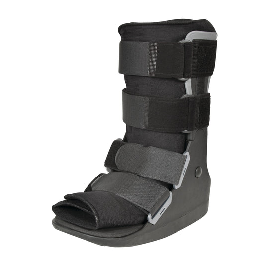 The DARCO FX Pro Low Walker is a medical walking boot with adjustable straps for foot and ankle injury support.