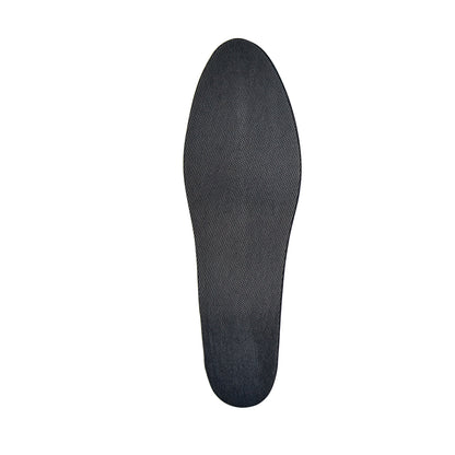 Carboplast Thermoplastic Contoured Plate, black shoe insole with a textured surface, shown against a white background.