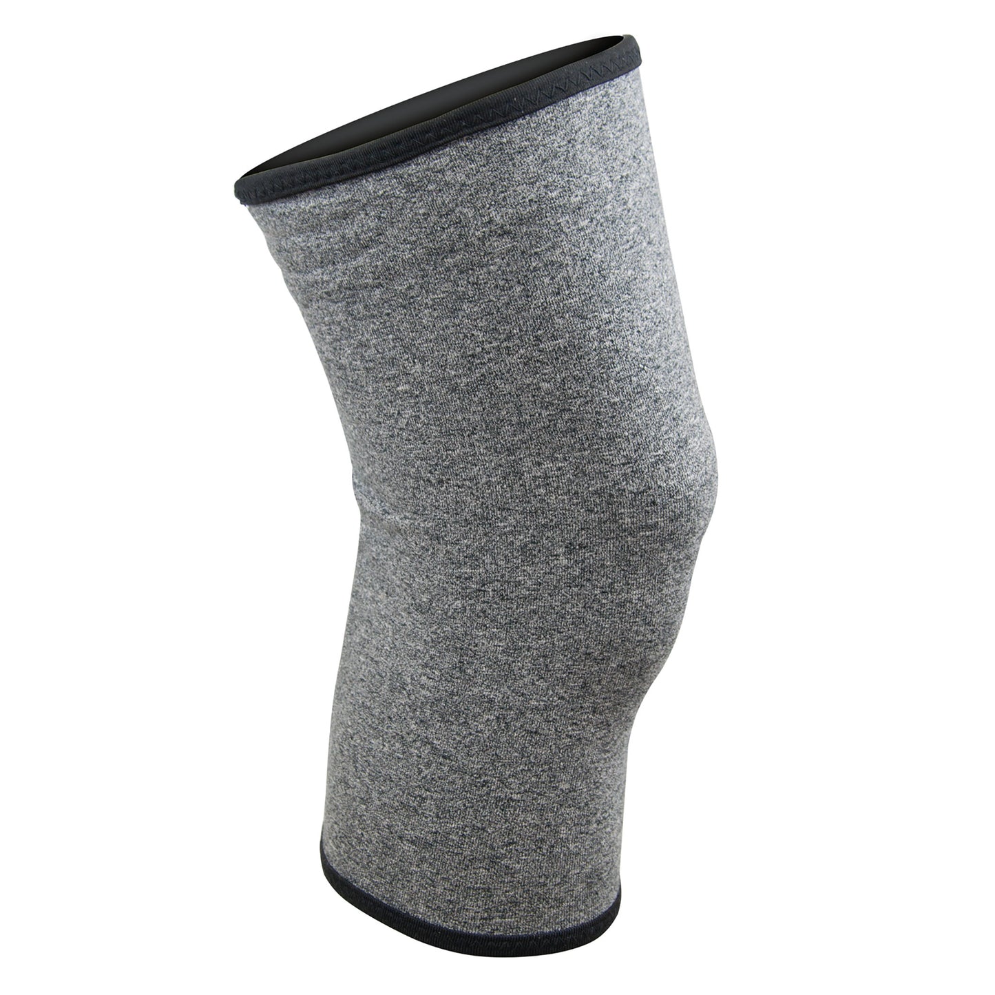 The Brownmed IMAK Compression Arthritis Knee Sleeve is displayed, featuring a gray, fabric design for joint support and pain relief.