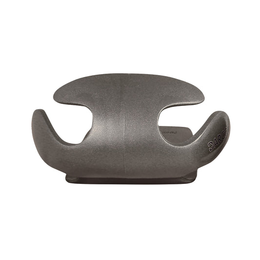 DARCO Body Armor Toe Guard, a protective gray device designed to cover and shield the toes, shown from the front.