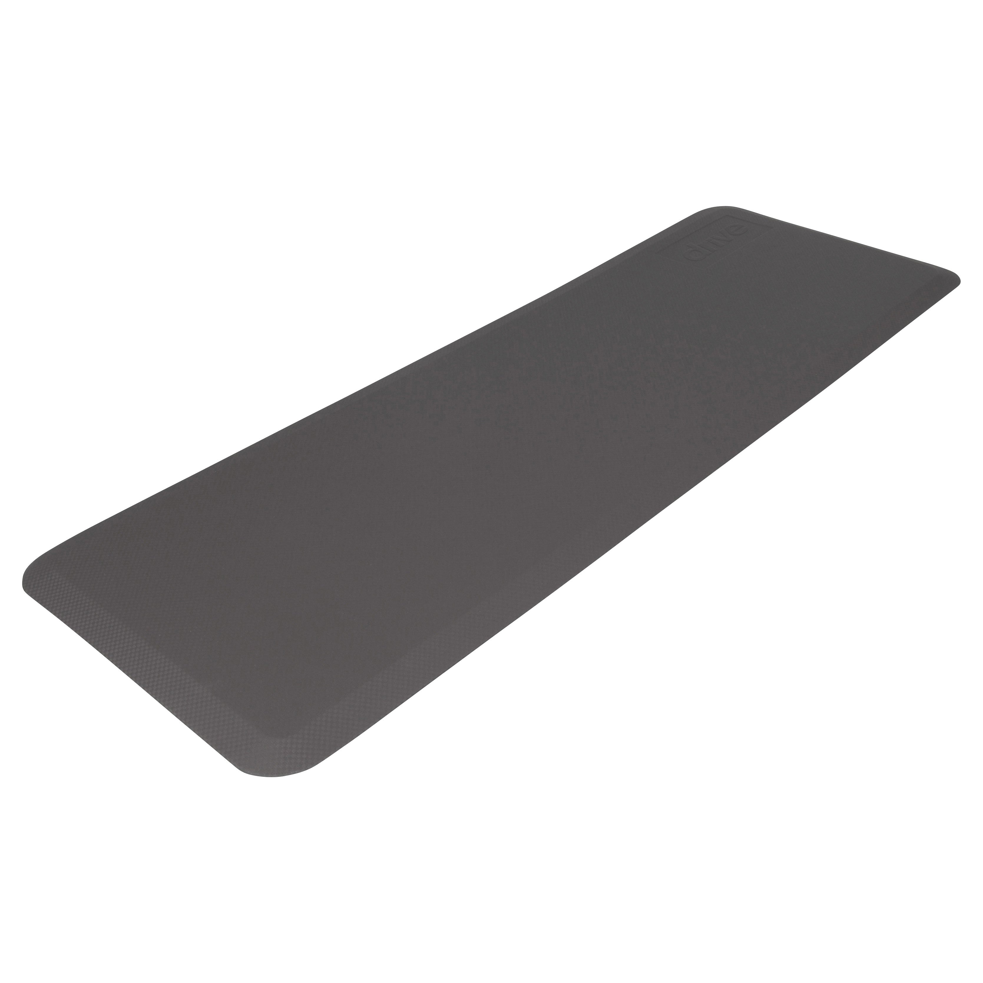 A dark gray Drive Medical PrimeMat, a rectangular cushioned mat with slightly rounded corners, designed for safety and comfort.