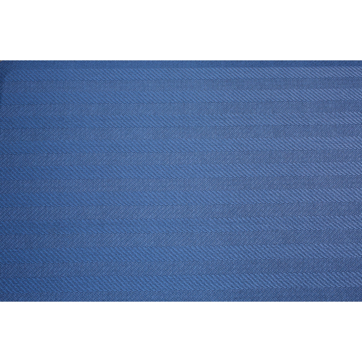 Blue textured surface of the FLATMAT Bedside Fall Mat, featuring a subtle striped pattern and a soft, cushioned appearance.