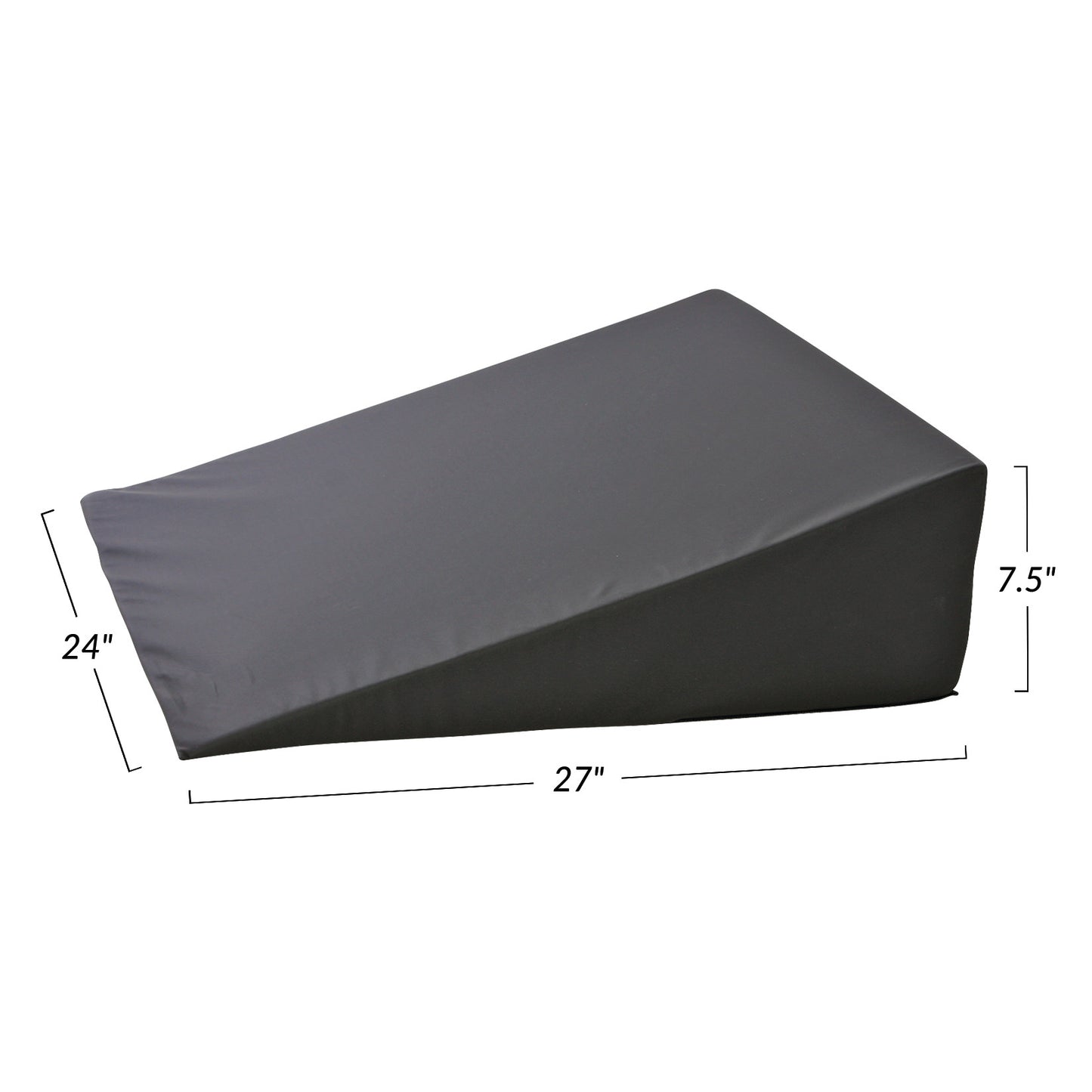 The AliMed Bariatric Anti-Reflux Elevating Bed Wedge is a gray foam wedge with dimensions 27x24x7.5 inches.