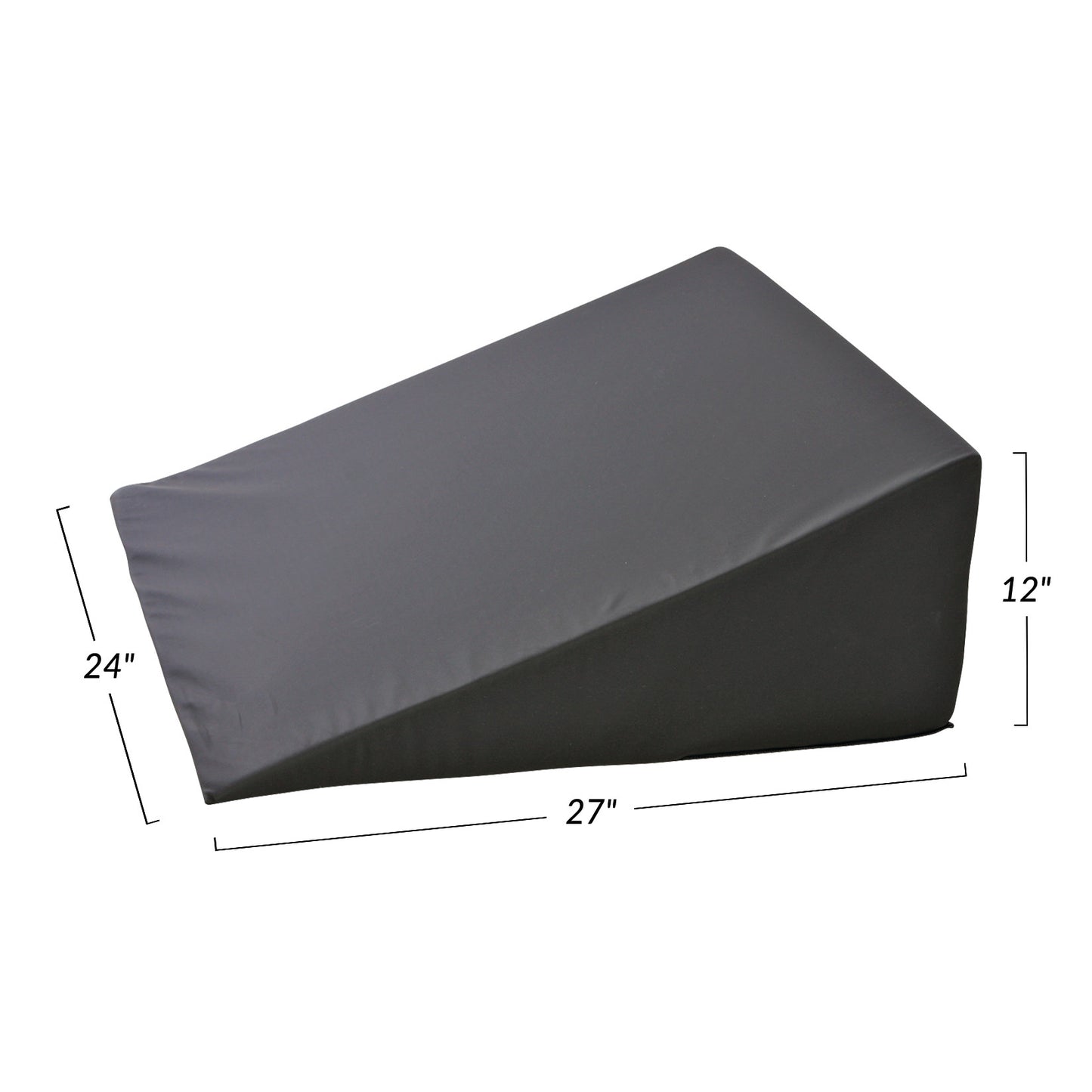The AliMed Bariatric Anti-Reflux Elevating Bed Wedge is a foam wedge measuring 27" x 24" x 12", designed for elevated sleeping.