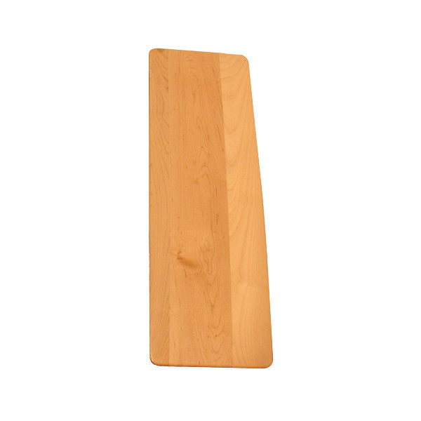 A wooden AliMed Maple Transfer Board with a smooth, light wood finish and rounded edges, used for assisting patient transfers.