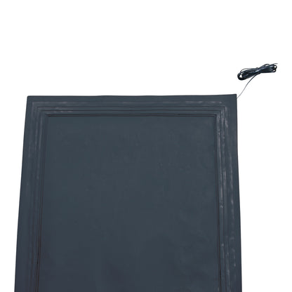 The AliMed Nonslip Exit Alarm Mat is a large, dark rectangular mat with a coiled cable extending from one corner.