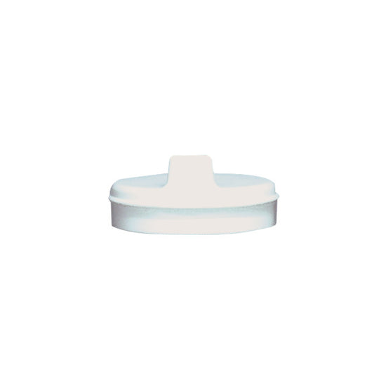 Replacement Lid for Clear Mug with a small spout in the center; designed for easy drinking and secure closure.