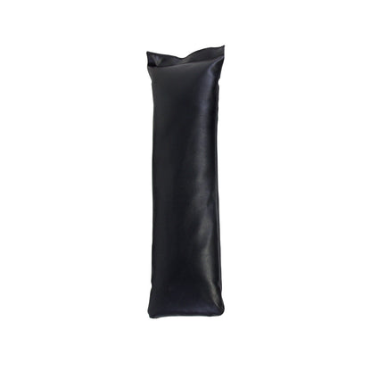 AliMed MR-Safe Sandbag in black, long and cylindrical shape, used for medical or therapeutic purposes.