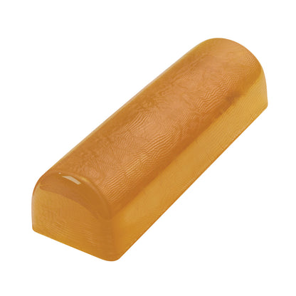 AliMed AliGel Chest Roll, a semi-circular, amber-colored gel support used for patient positioning during medical procedures.