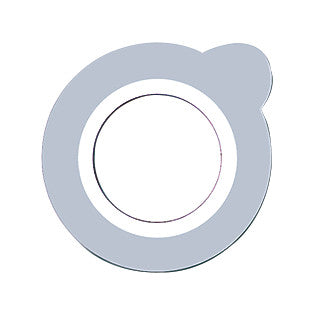 Suremark Clearmarks Skin Marker is shown, featuring a circular design with a small raised section, against a white background.