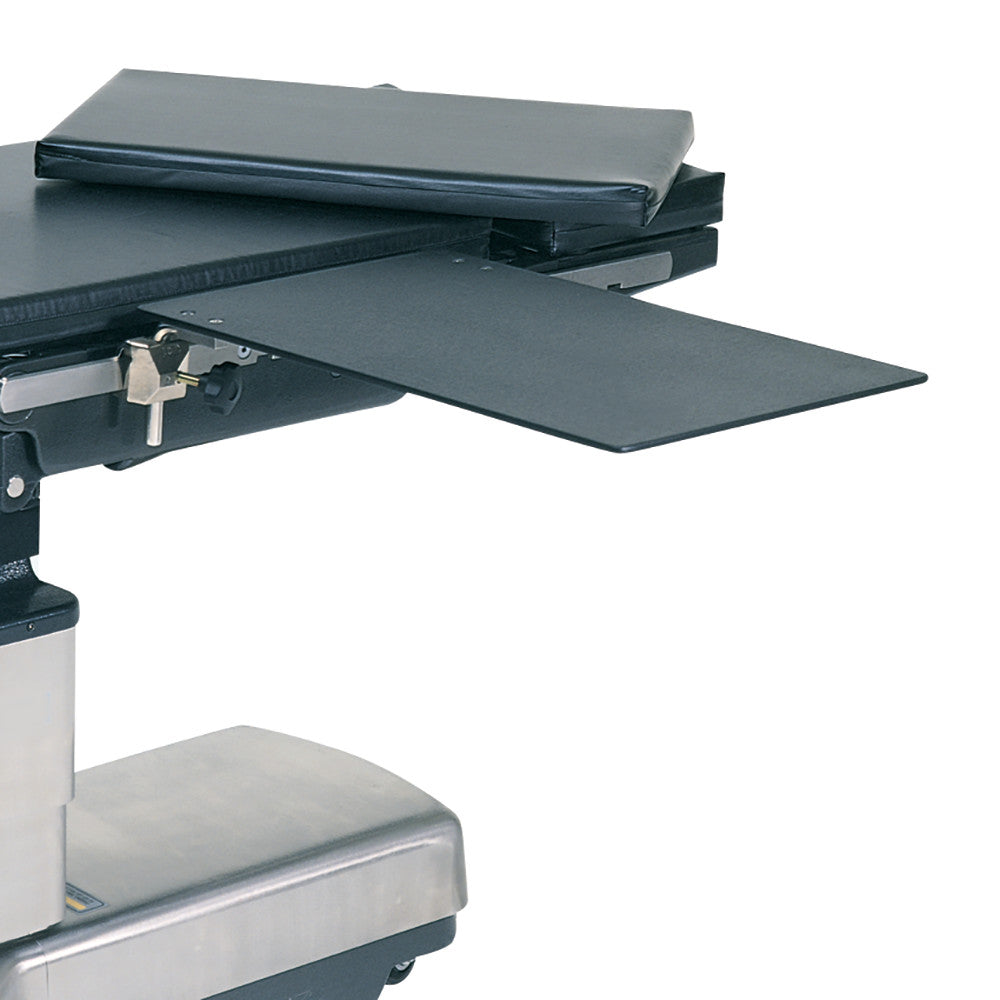 Hand Table Pad for Allen Carbon Light Minor Procedure Hand Table features a padded surface and extendable sections for medical use.
