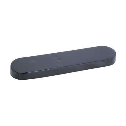 AliMed Seamless, Fluid-Proof Foam Armboard Pad with rounded edges, made of black foam for medical use.