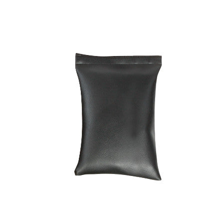 A black AliMed Standard Sandbag with a smooth surface and a rectangular shape, shown against a plain white background.