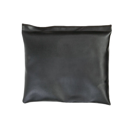 A black AliMed Standard Sandbag with a smooth surface, rectangular shape, and slightly rounded corners.