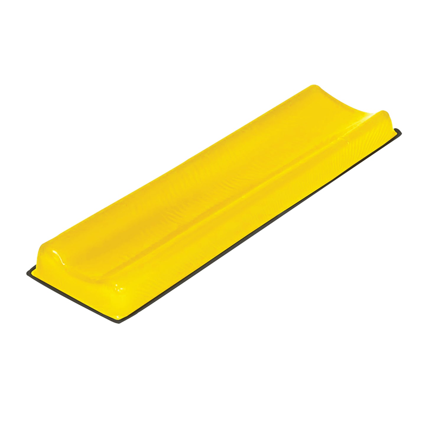 AliMed AliLite Contoured Armboard Pad, yellow and rectangular, designed to provide cushioning and support on medical armboards.