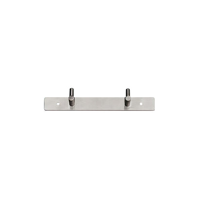 AliMed Stainless Steel Patient Shifter Hanger with two hooks on a horizontal metal bar, designed for wall mounting.