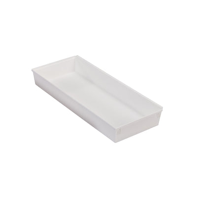 AliMed Cart Accessory: Non-Expandable Tray for Mini/Select/Standard/Wide Series Medical Carts, shown in plain white color.
