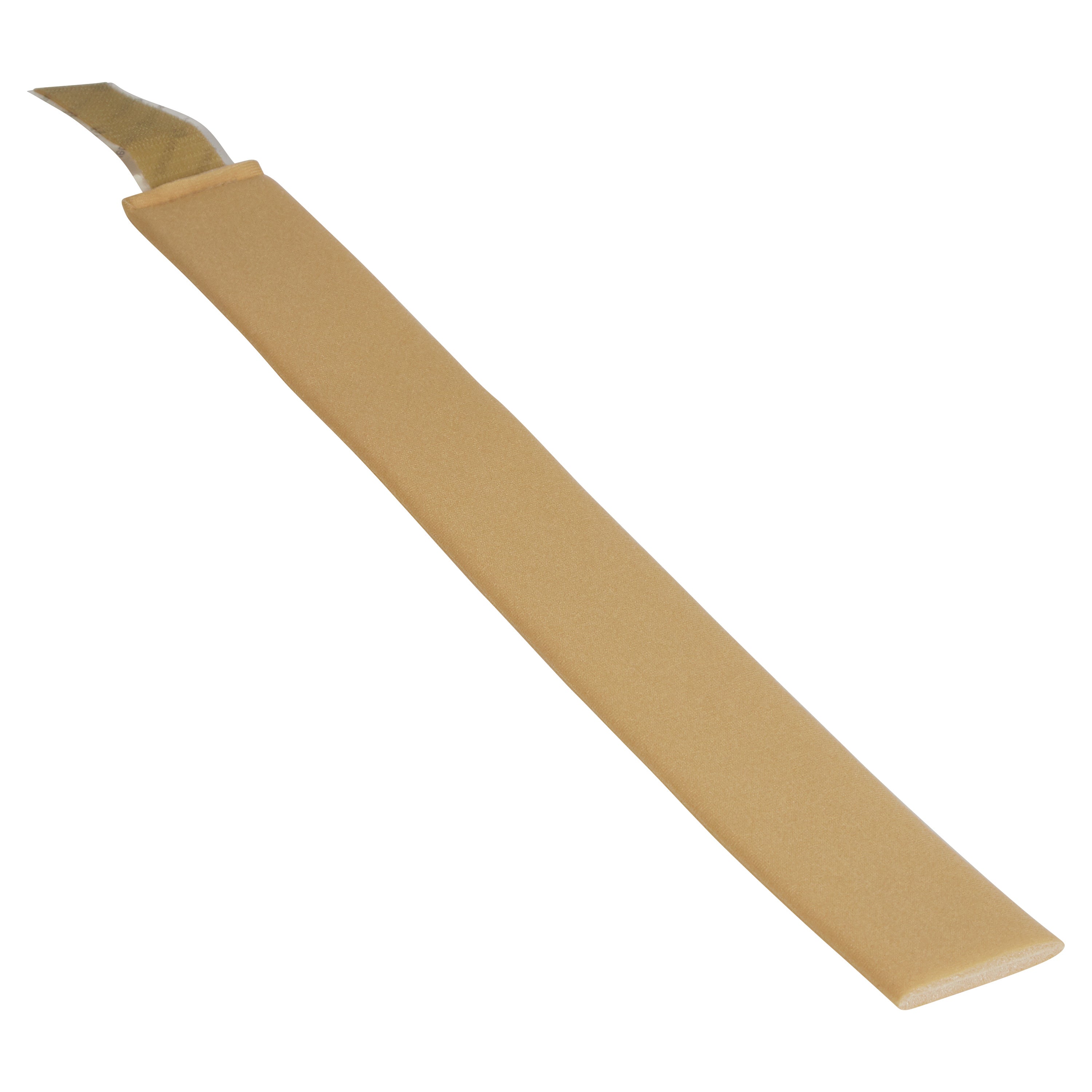 The AliMed Beta Pile II Self-Adhesive Strap is a beige, elongated strap with a fastening on one end for securing or wrapping.