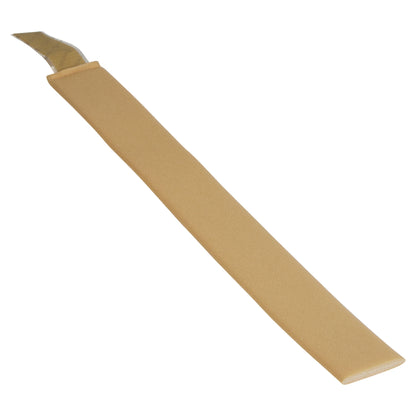 The AliMed Beta Pile II Self-Adhesive Strap is a beige, elongated strap with a fastening on one end for securing or wrapping.