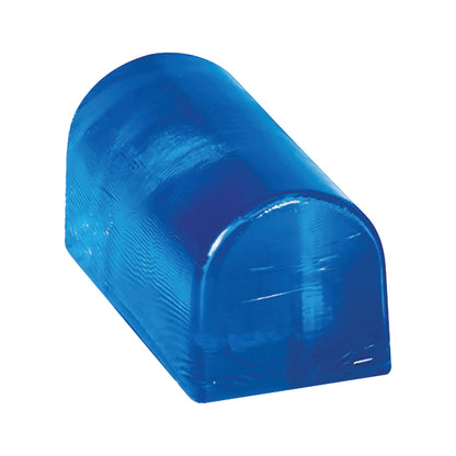 AliMed AliBlue Gel Chest Roll, shown in blue, is a semi-cylindrical support cushion designed for medical positioning.