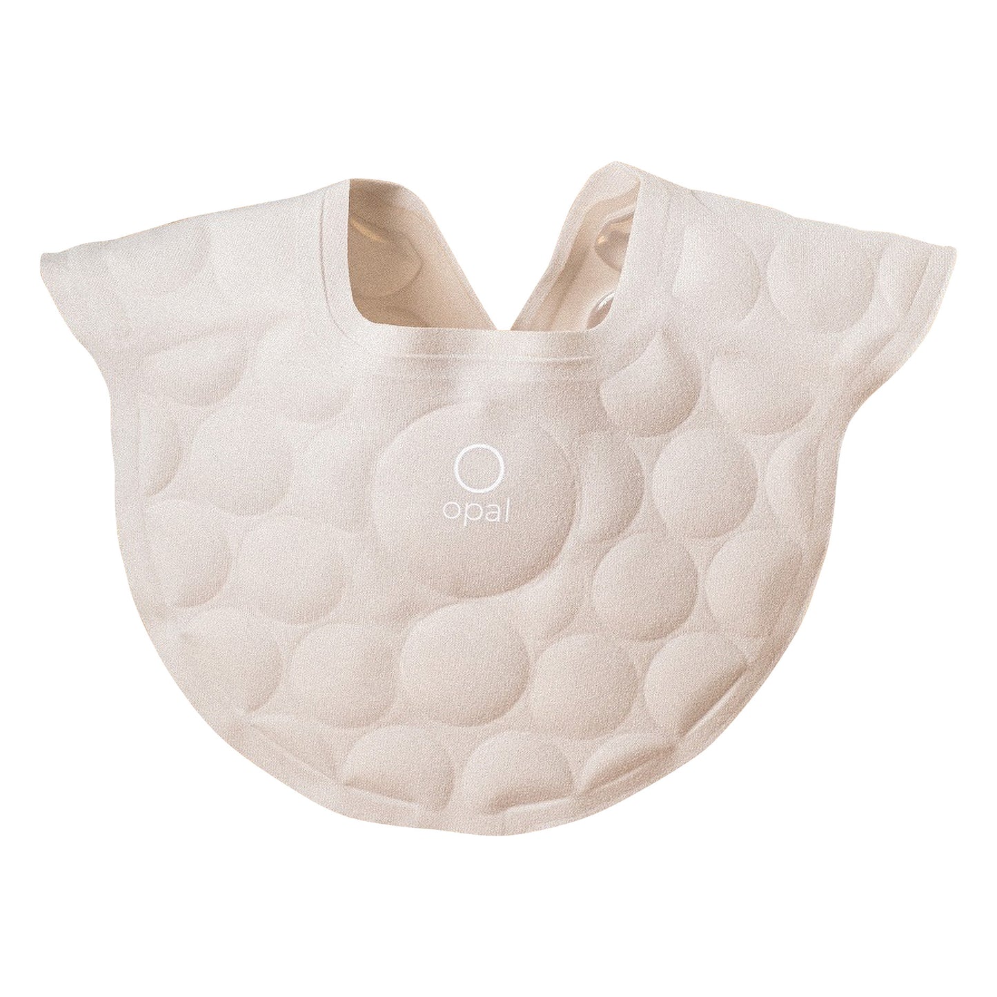 The Xena Therapies Opal Cool Wrap is a beige, padded garment with circular patterns, designed for therapeutic cooling purposes.