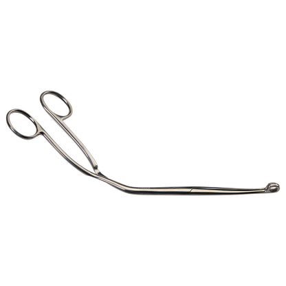 Magill Endotracheal Catheter-Introducing Forceps, a stainless steel medical tool with looped handles, designed for precise control.