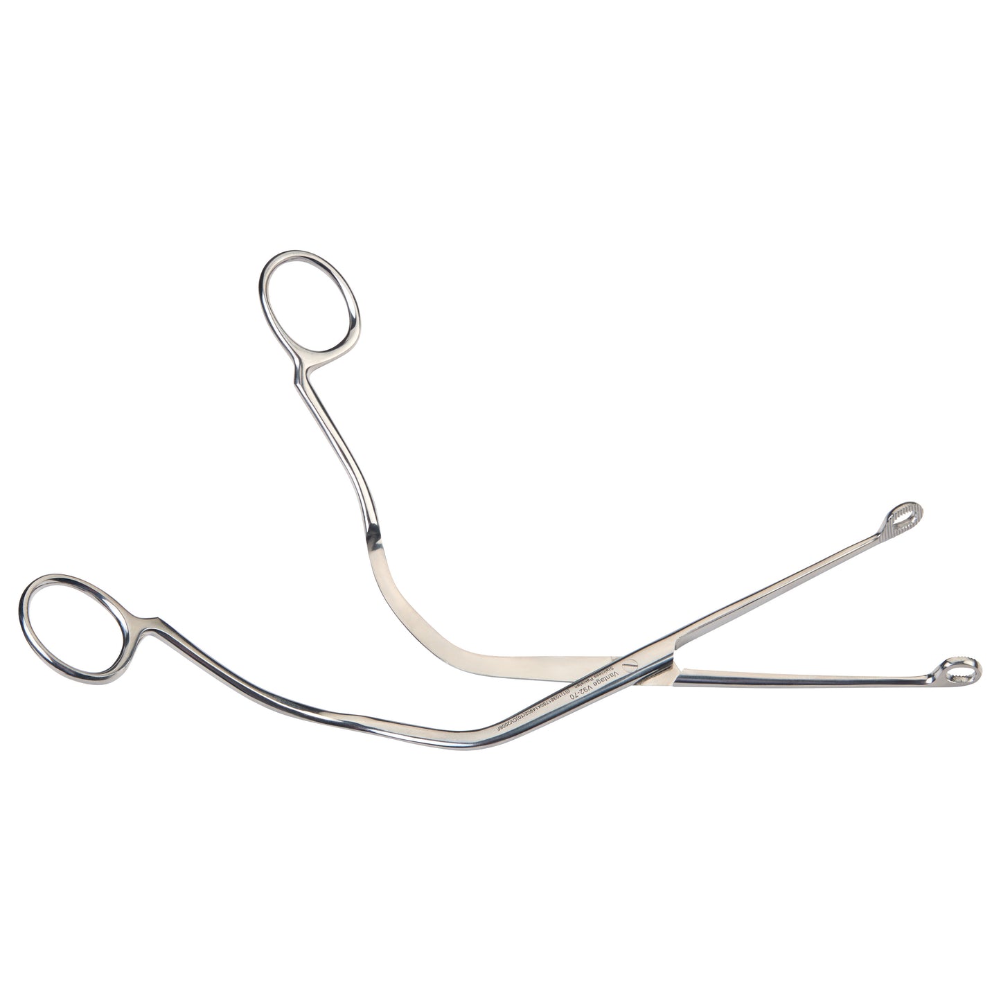 Miltex Vantage Magill Endotracheal Catheter Introducing Forceps are shown. They are stainless steel with looped handles.