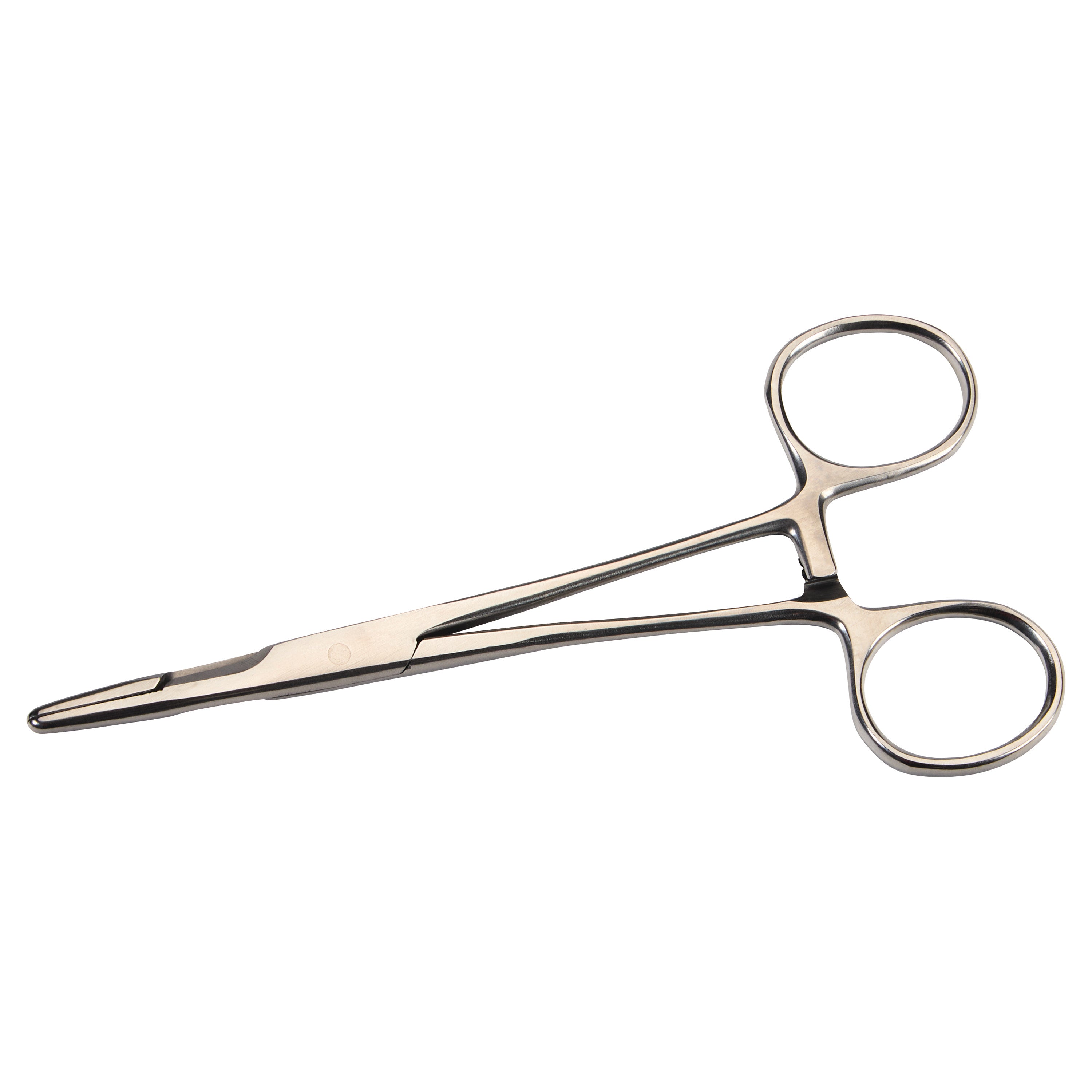Olsen Hegar Needle Holder and Scissors Combination, a surgical instrument with finger loops and a clamping mechanism.