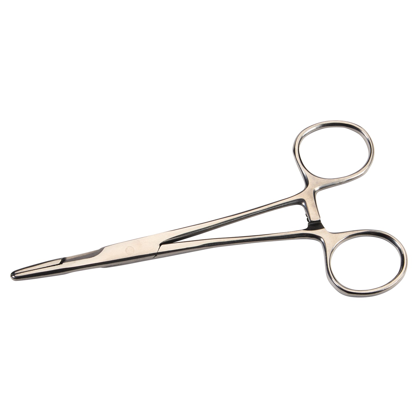 Olsen Hegar Needle Holder and Scissors Combination, a surgical instrument with finger loops and a clamping mechanism.