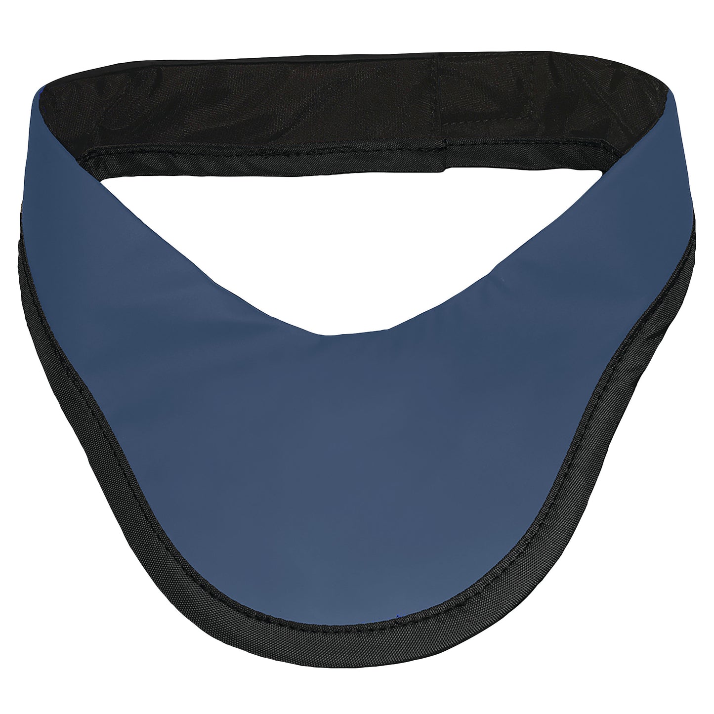 Blue Barrier Technologies UltraFlex Lead-Free Support Vest and Skirt with black trim, shown laid flat.