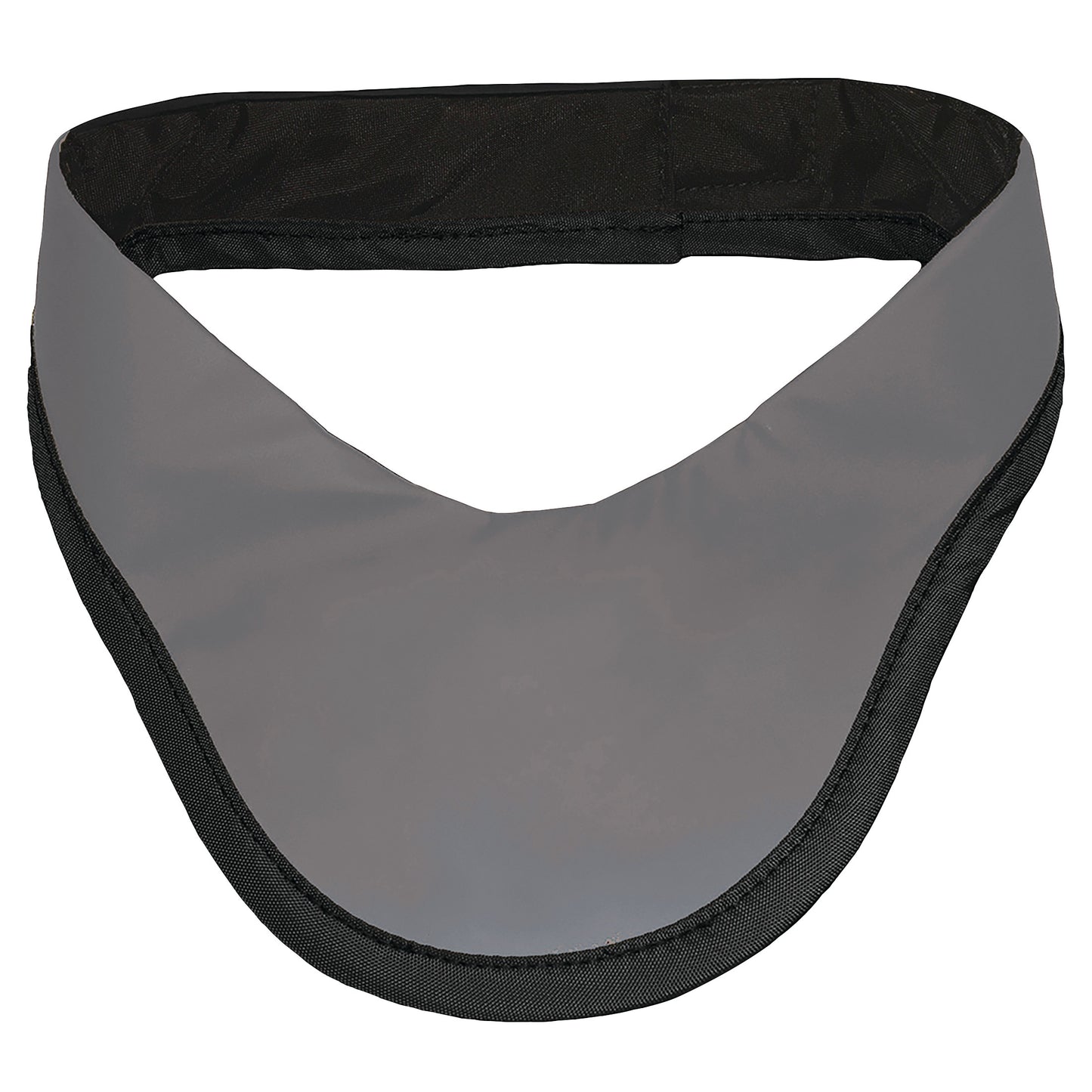 The Barrier Technologies UltraFlex Lead-Free Support Vest and Skirt in gray features a black trim and adjustable fastening.