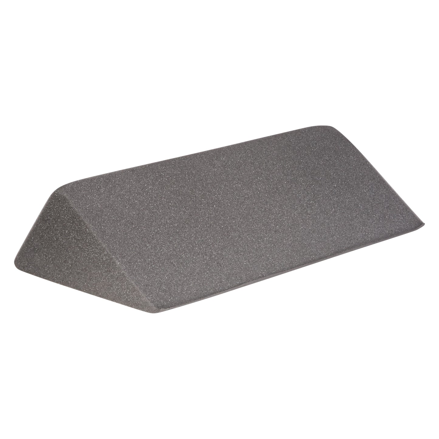AliMed Uncovered Polyfoam 28 Degree Large Wedge Positioner, a gray foam support block with a triangular shape.