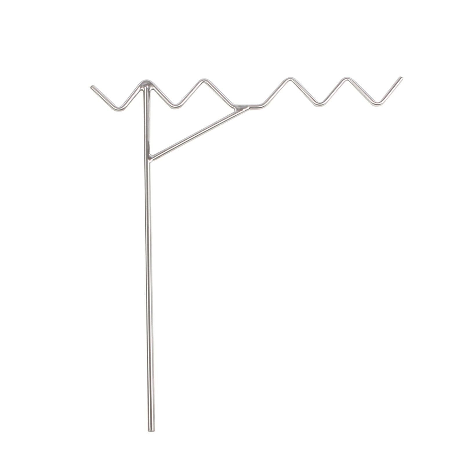 AliMed Standard Picket Fence Leg Prepper, a metal wire tool with a zigzag design, used for positioning or medical preparation.