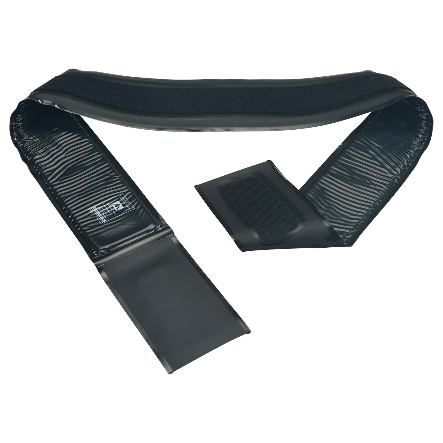AliMed AliGel Surgical Table Strap with a black padded, textured design and Velcro closure, used for securing patients on tables.