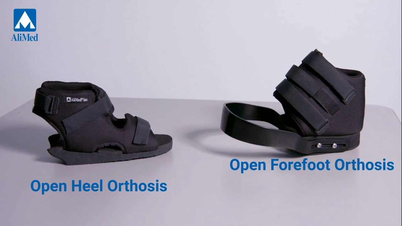 AliMed® Open-Heel and Open-Forefoot Orthoses Video
